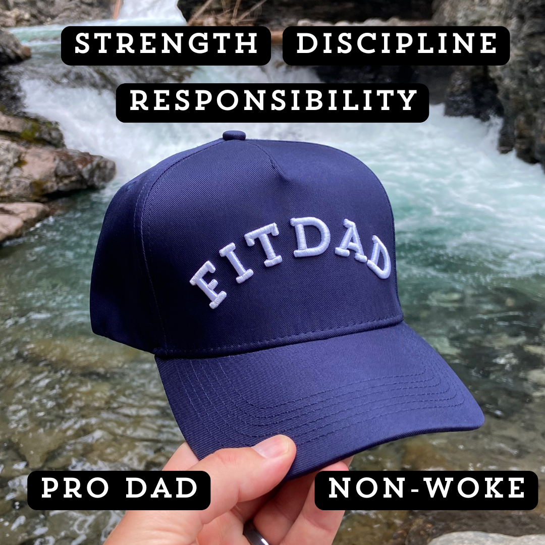 RAISE THE BAR - FITDAD - (Royal Blue/White)